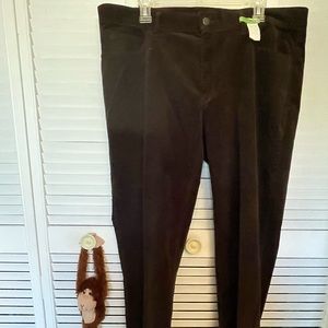Michael Kors flat front brown corduroy pants 38x30. 117818